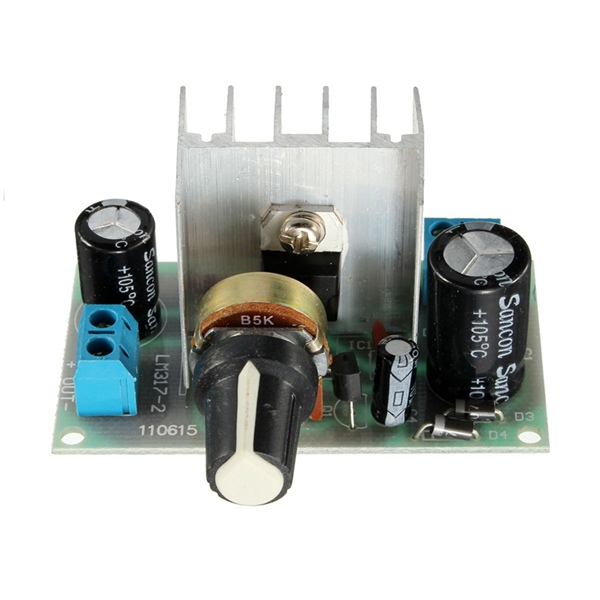 LM317 1A AC/DC Adjustable Voltage Regulator Step-down Module