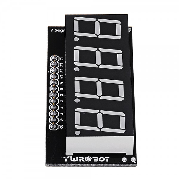 YwRobot Four Digital Tube Red LED Display Module Common Anode