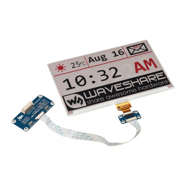 Waveshare 7.5 Inch E-ink Screen Module e-Paper Display SPI Type B Raspberry Pi