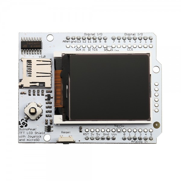 Duinopeak 1.8 Inch Full Color TFT LCD Expansion Board With Micro SD And Joystick