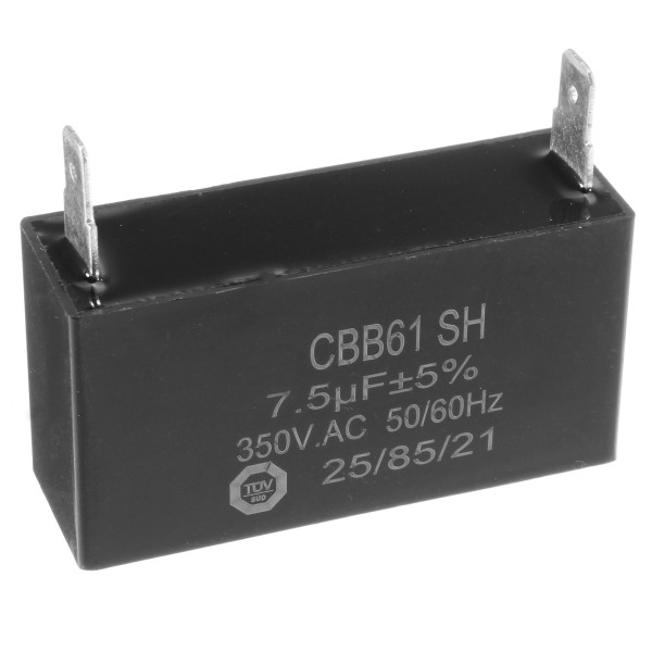 350V 7.5uF CBB61 Condensa...