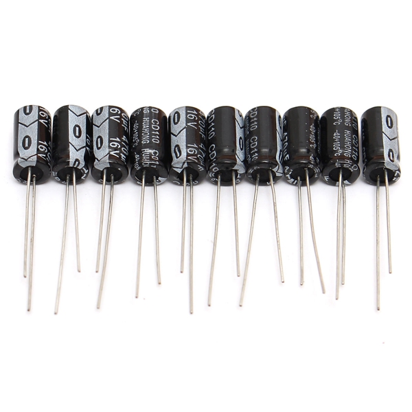 600pcs 12 Value 1uF~470uF Electrolytic Capacitors Assortment Kit 50pcs Each Value