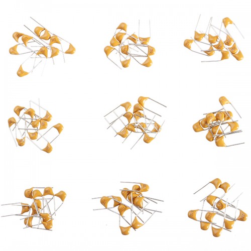 540pcs 20pF &#8211; 1uF 18 Values Leaded Multilayer / Monolithic Ceramic Capacitor Assorted Kit 30pcs Each Value