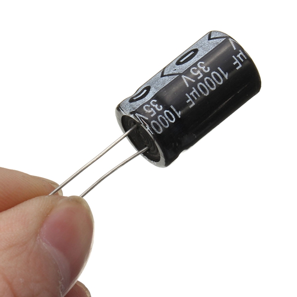 50pcs 35V 1000uF Electrolytic Capacitor Low ESR 13 x 20mm